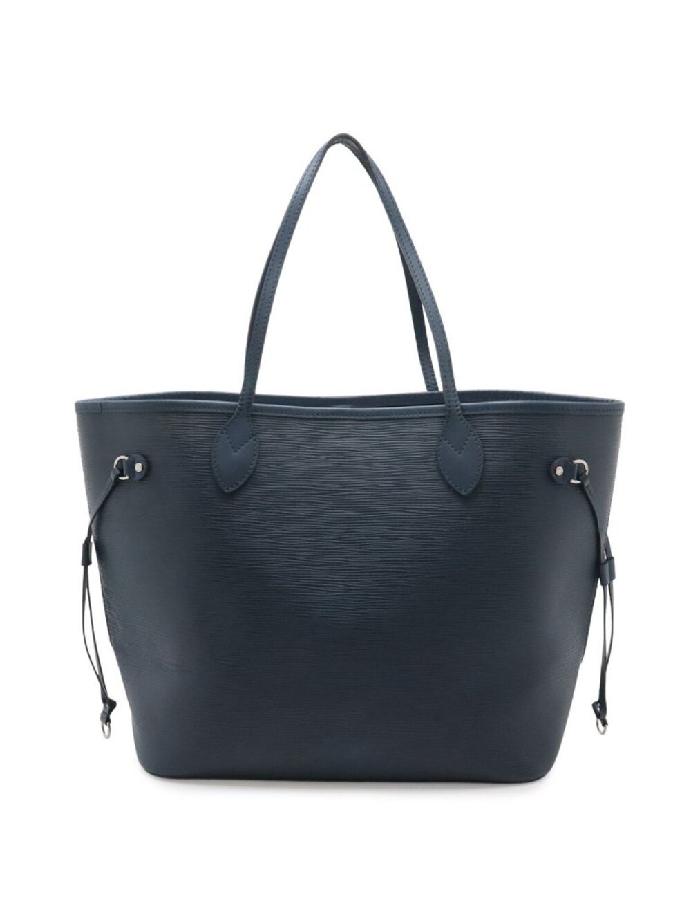 Louis Vuitton Epi Neverfull PM Tote Shoulder Bag Leather Indigo Blue
